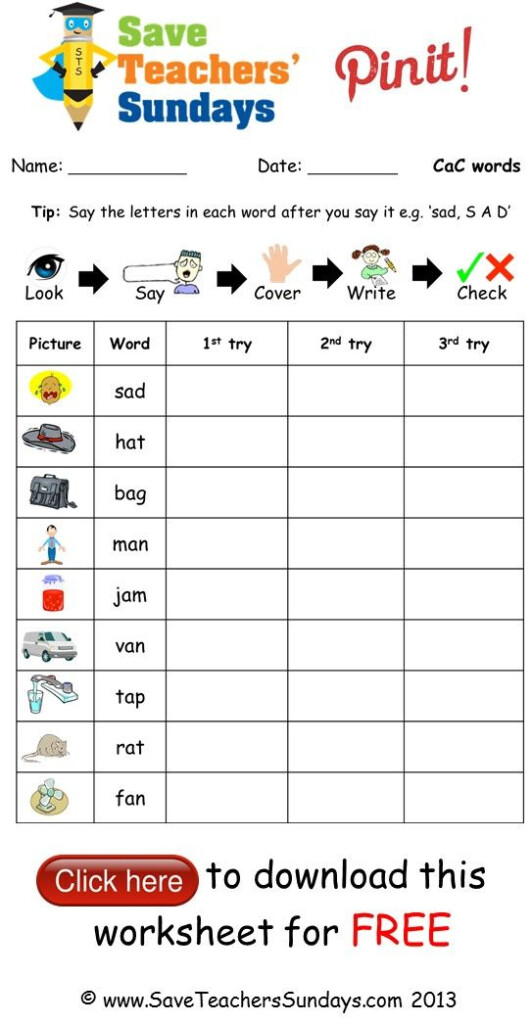 Spelling Year 1 English Worksheets Kidsworksheetfun