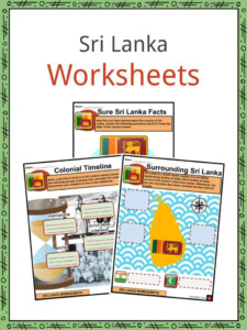 Sri Lanka Facts Worksheets Flag Design Geography For Kids