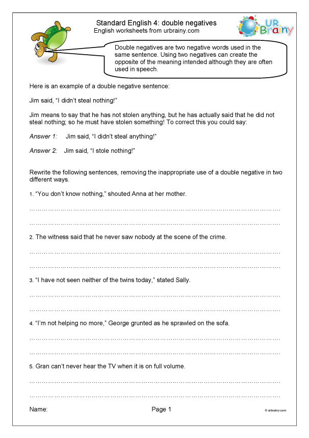 Standard English 4 Sentences And Punctuation By URBrainy