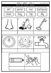 Teacherfiera YEAR 1 PHONICS LESSONS WEEK 1
