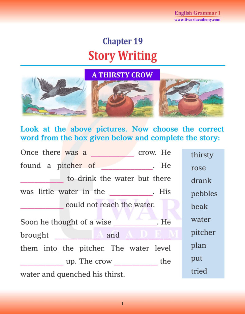 Thirsty Crow Story For Class Classic Styles Www pinnaxis