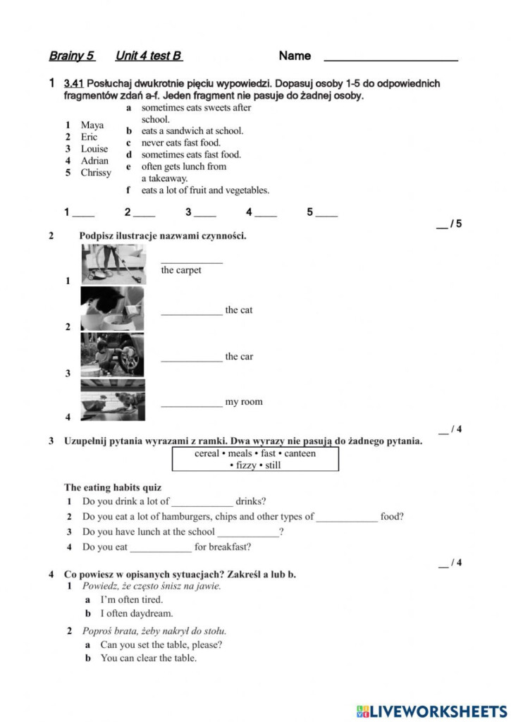 Unit 3 Lesson 1 Answers