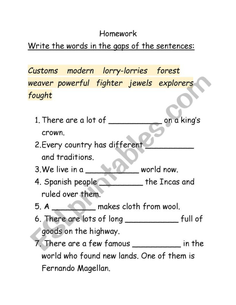 Vocabulary Unit 7 English World 4 ESL Worksheet By Emakakova