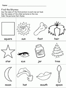 Worksheet For 5 Years Old