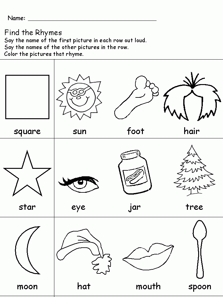 Worksheet For 5 Years Old