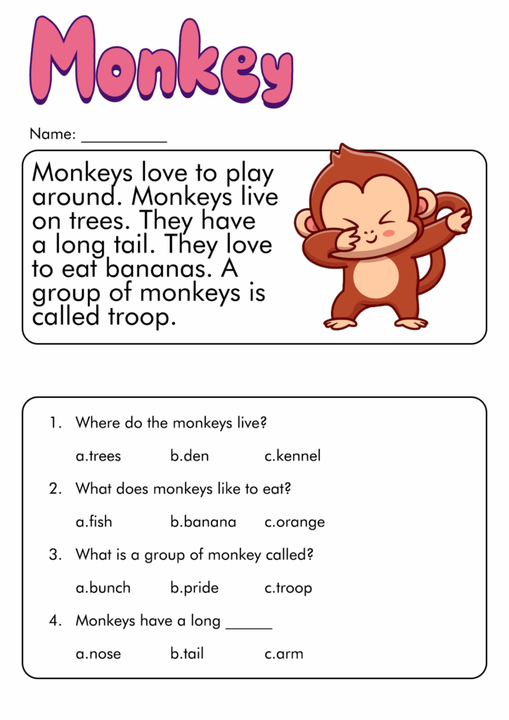 Worksheet For Grade 2 English Comprehension Worksheet Vrogue co