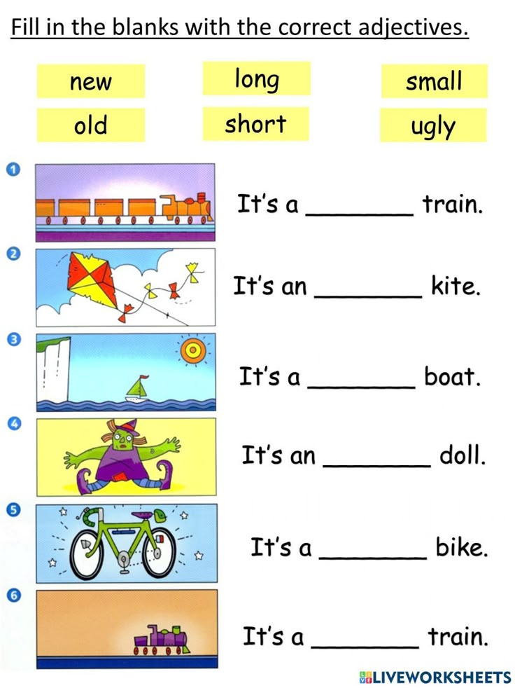 Year 1 English Unit 2 Let 39 s Play Adjectives Worksheet English 