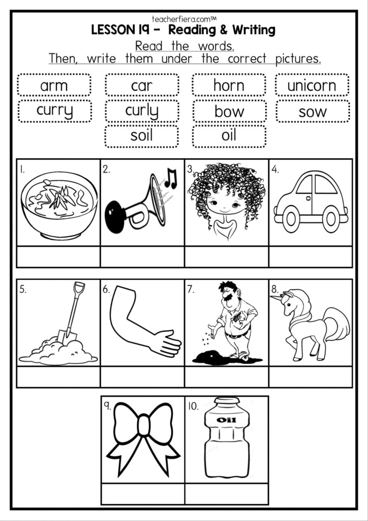 Year 1 English Worksheets Worksheets Day