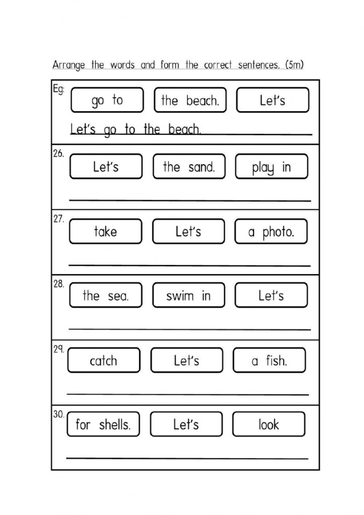 Year 2 English Worksheets Printable Worksheets Library