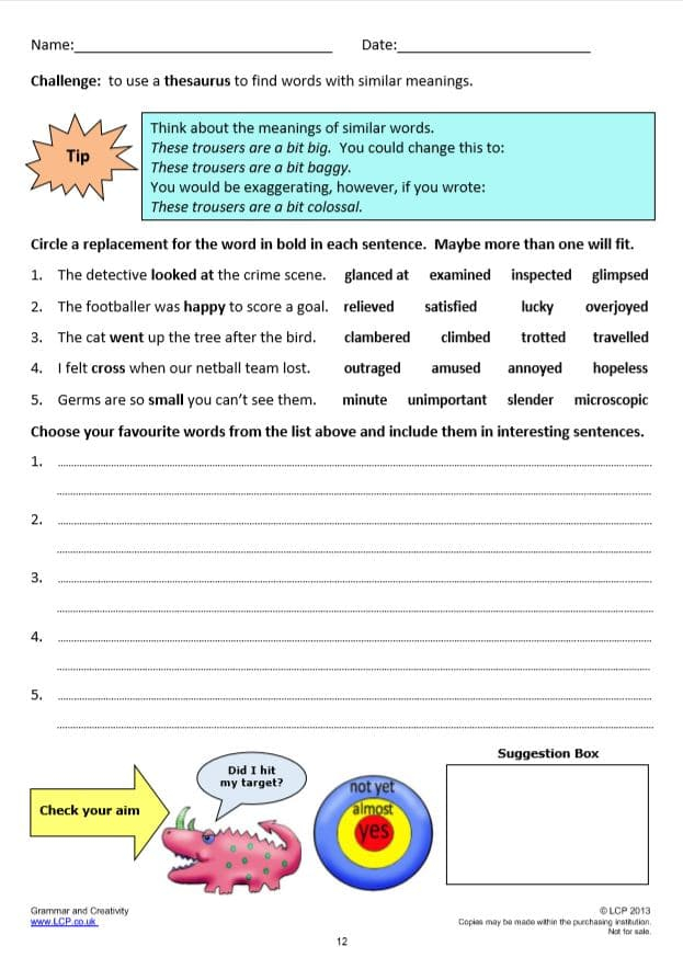 Year 3 English Worksheets Free Printable