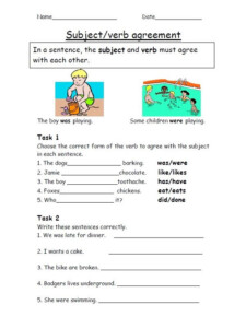 Year 4 English Worksheets