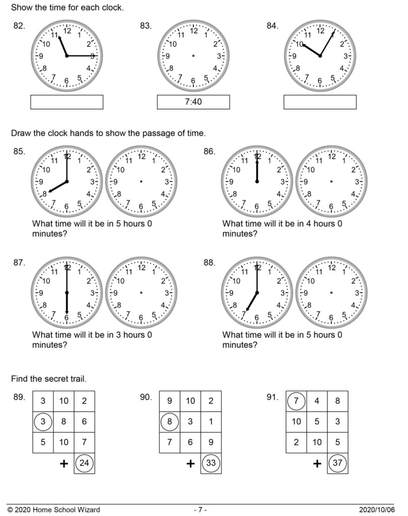 Year 4 Worksheets Maths Worksheets For Kindergarten