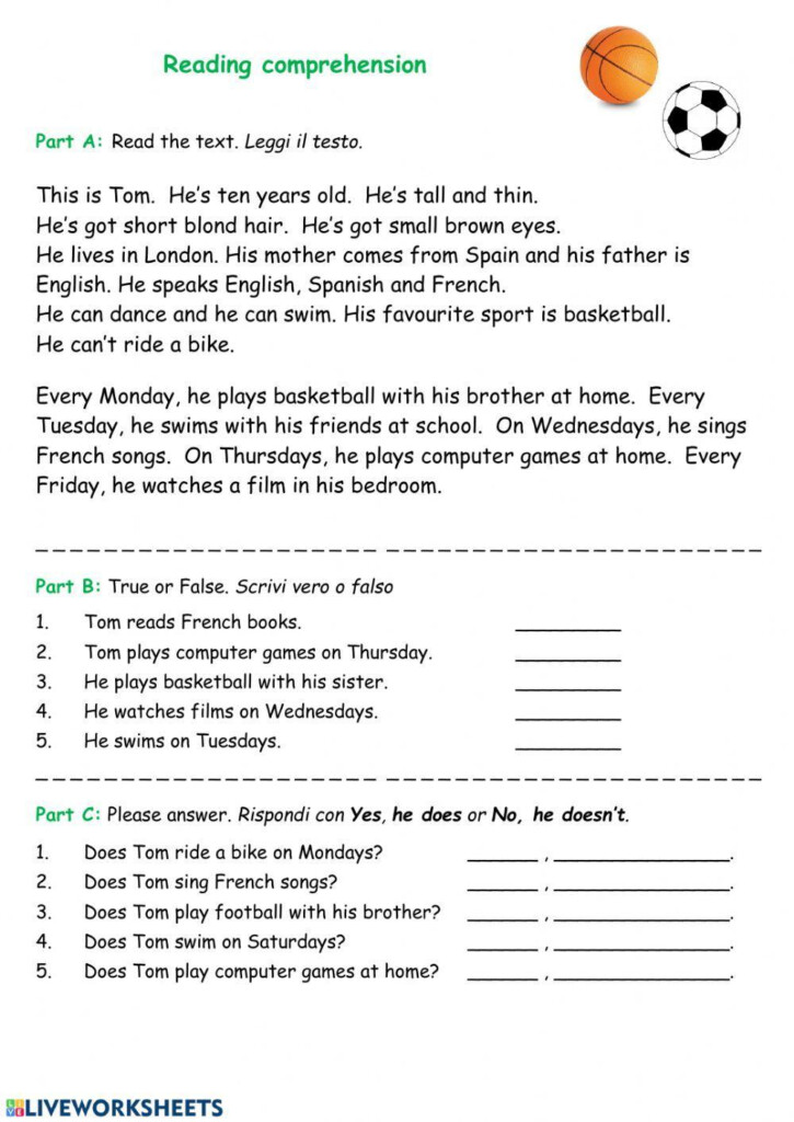 Year 5 Reading Comprehension Worksheet Teaching Resources Year 5