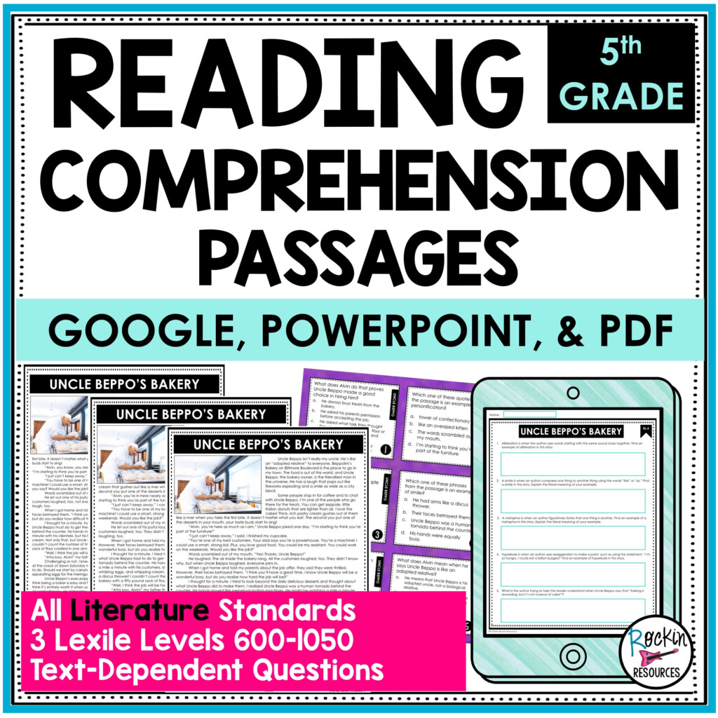 Year 5 Reading Comprehension Worksheets Primary Resources 