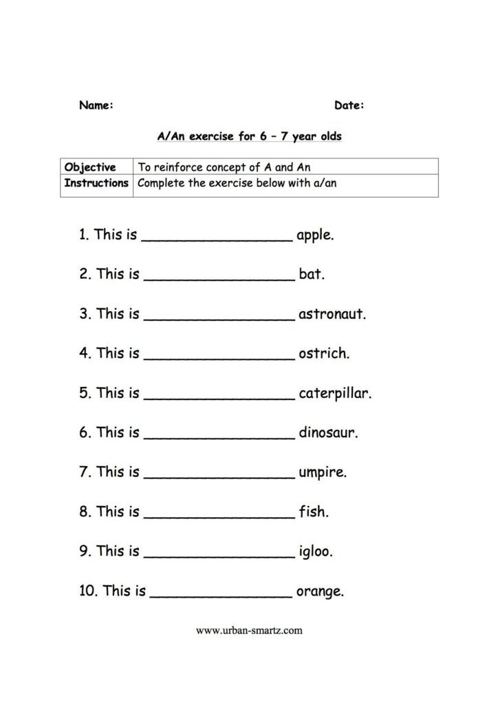 Year 6 Free Printable English Worksheets FreePrintableTM
