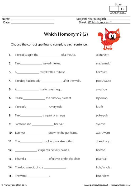 Year 6 Literacy Printable Resources Free Worksheets For Kids 