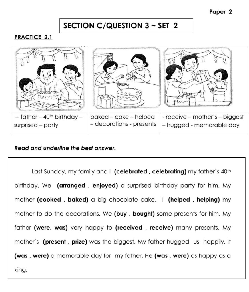 Year 6 Upsr Worksheet 1 Worksheet Idioms Online Activity For Tahun 6 
